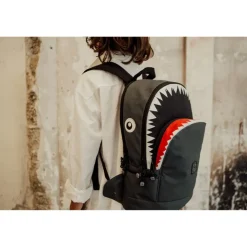 Peuter Rugzakken|Kinderrugzakken>Pick & Pack Shark Shape Backpack M anthracite