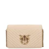 Schoudertassen|Fashion Tassen>Pinko Love Click Classic beige