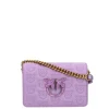 Schoudertassen|Crossbody>Pinko Love Click Mini Chevron purple tulip