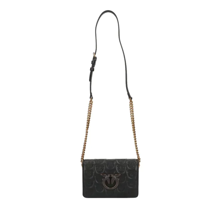 Schoudertassen|Crossbody>Pinko Love Click Mini Chevron black