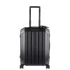 Ryanair Trolleys|Handbagage Trolleys>Piquadro Alu Slim 4 Wheel Cabin Trolley black