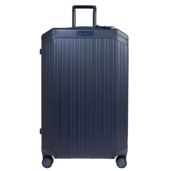 Harde Koffers|Reiskoffers>Piquadro ALU-B2 Large Trolley 79 blue
