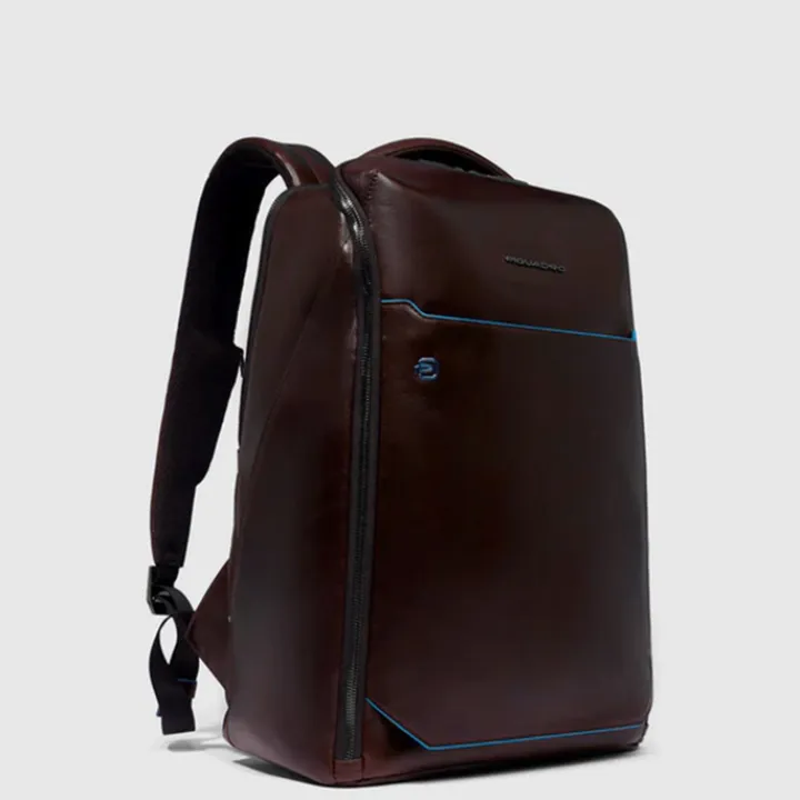 Kleine Rugzakken|14 Inch Laptoptassen>Piquadro B2 Laptop Backpack 14" brown