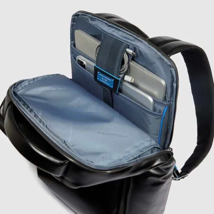 15.6 Inch Laptoptassen|Laptop Rugzakken>Piquadro B2 Laptop Backpack Large 15.6" black