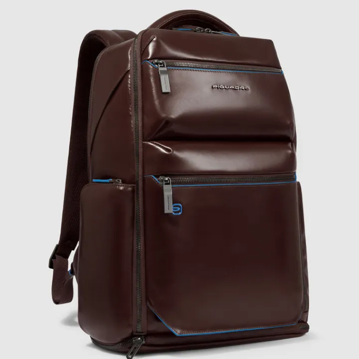 15.6 Inch Laptoptassen|Laptop Rugzakken>Piquadro B2 Laptop Backpack Large 15.6" brown