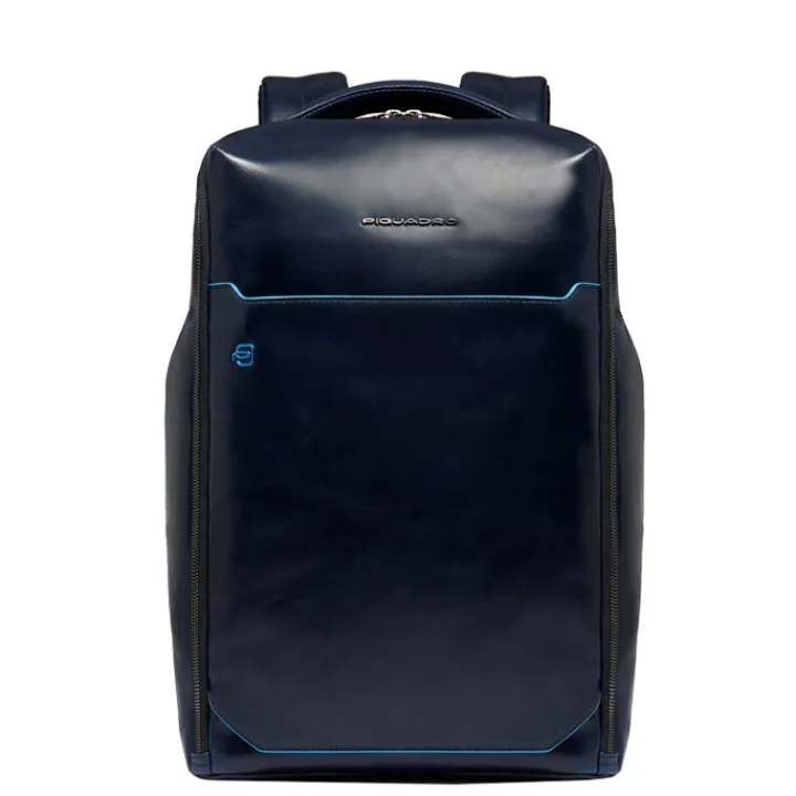 Kleine Rugzakken|14 Inch Laptoptassen>Piquadro B2 Laptop Backpack 14" blue