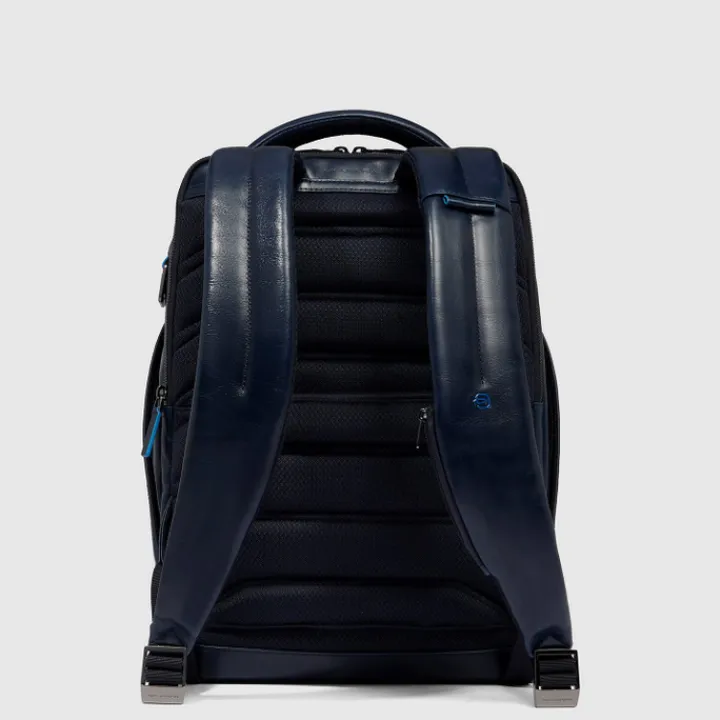 Kleine Rugzakken|14 Inch Laptoptassen>Piquadro B2 Laptop Backpack 14" blue