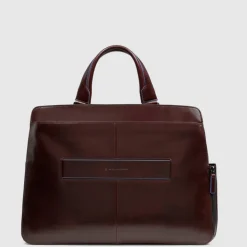 Aktetassen|Herentassen>Piquadro B2 Laptop Shoulderbag 15.6" brown