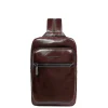 Sling Bags|Herentassen>Piquadro B2 Mono Slingbag brown