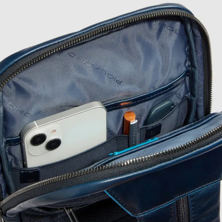 Sling Bags|Herentassen>Piquadro B2 Mono Slingbag brown