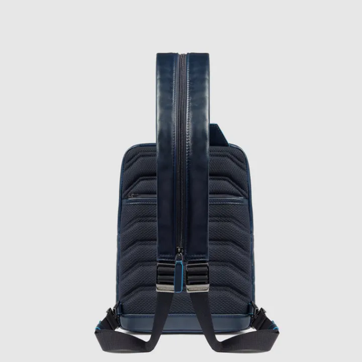 Sling Bags|Herentassen>Piquadro B2 Mono Slingbag blue