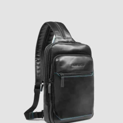 Sling Bags|Herentassen>Piquadro B2 Mono Slingbag black