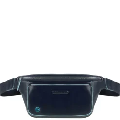 Heuptassen|Crossbody>Piquadro Blue Square Bum Bag night blue