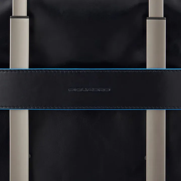 Herentassen|14 Inch Laptoptassen>Piquadro Blue Square Computer Portfolio Briefcase 14'' black