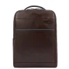 Kleine Rugzakken|15.6 Inch Laptoptassen>Piquadro Blue Square Computer Backpack Plain With iPad Pro brown