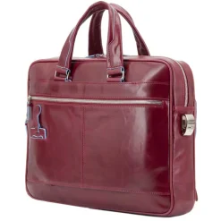 Herentassen|15 Inch Laptoptassen>Piquadro Blue Square Organized Laptop & iPad Case red