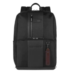 14 Inch Laptoptassen>Piquadro Brief 2 Laptop Backpack 14" black