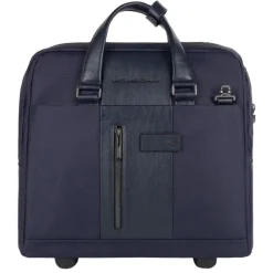 Handbagage Trolleys|Laptop Trolleys>Piquadro Business Trolley 15.6" blue
