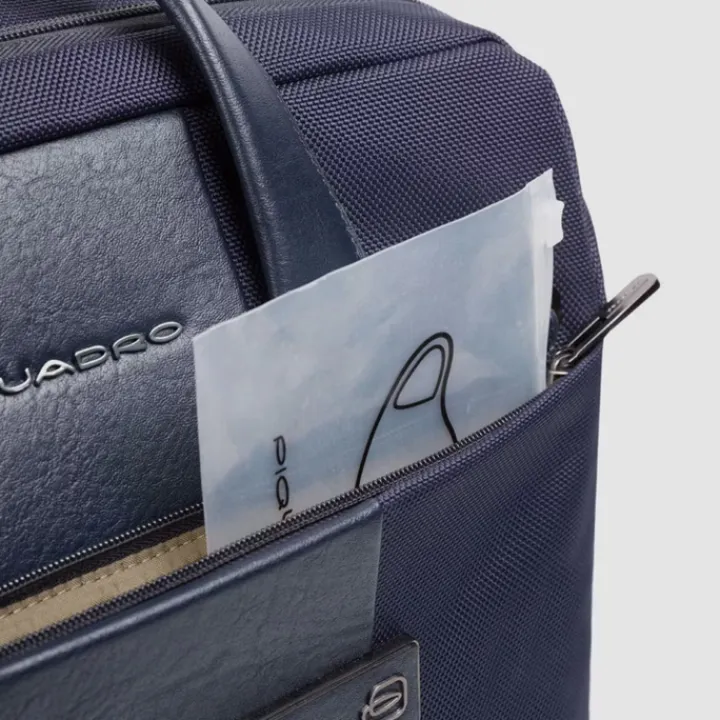 Handbagage Trolleys|Laptop Trolleys>Piquadro Business Trolley 15.6" blue