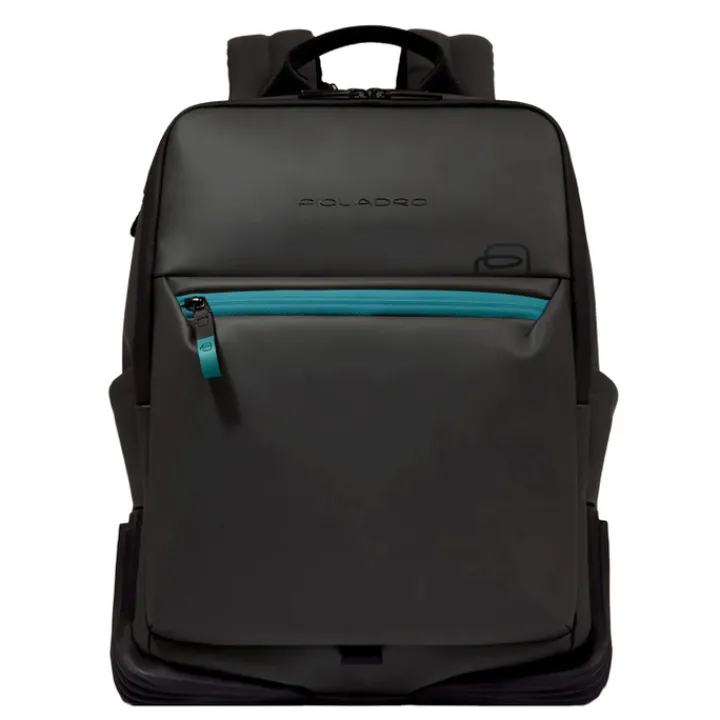 Kleine Rugzakken|14 Inch Laptoptassen>Piquadro C2OW Laptop Backpack 14" black