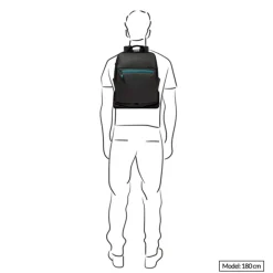 Kleine Rugzakken|14 Inch Laptoptassen>Piquadro C2OW Laptop Backpack 14" black
