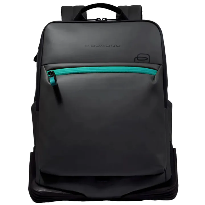 Kleine Rugzakken|15.6 Inch Laptoptassen>Piquadro C2OW Laptop Backpack 15.6" black