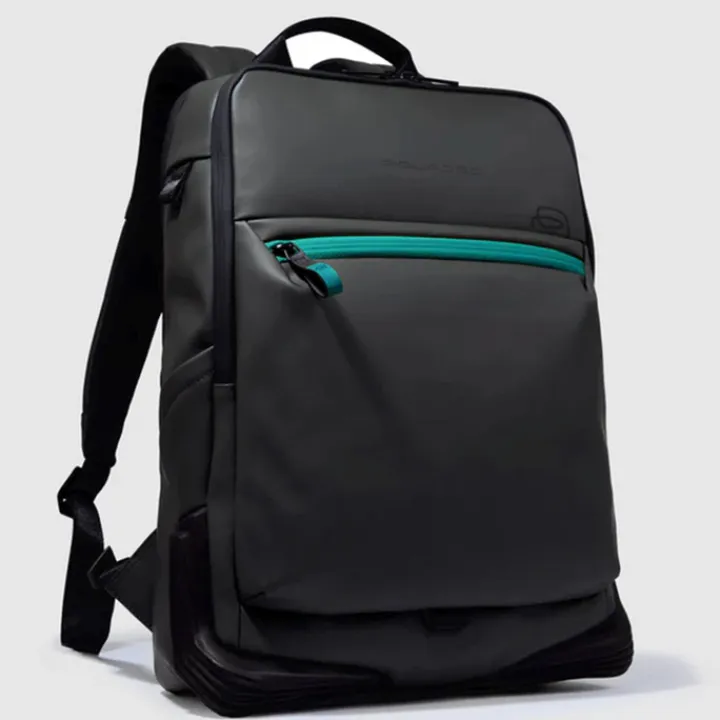 Kleine Rugzakken|15.6 Inch Laptoptassen>Piquadro C2OW Laptop Backpack 15.6" black