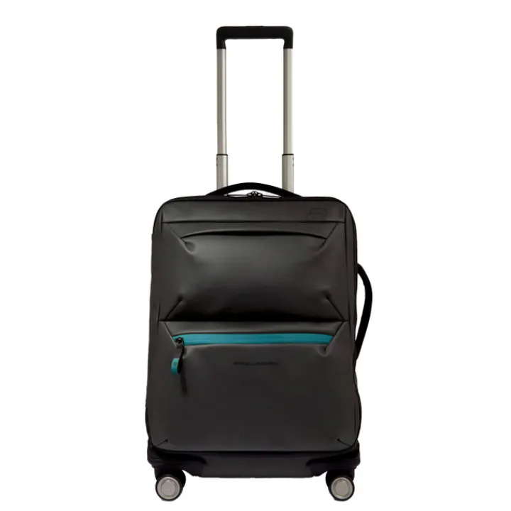 Transavia Trolleys|Ryanair Trolleys>Piquadro C2OW Slim Cabin Spinner 55 nero