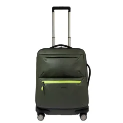 Transavia Trolleys|Ryanair Trolleys>Piquadro C2OW Slim Cabin Spinner 55 verde