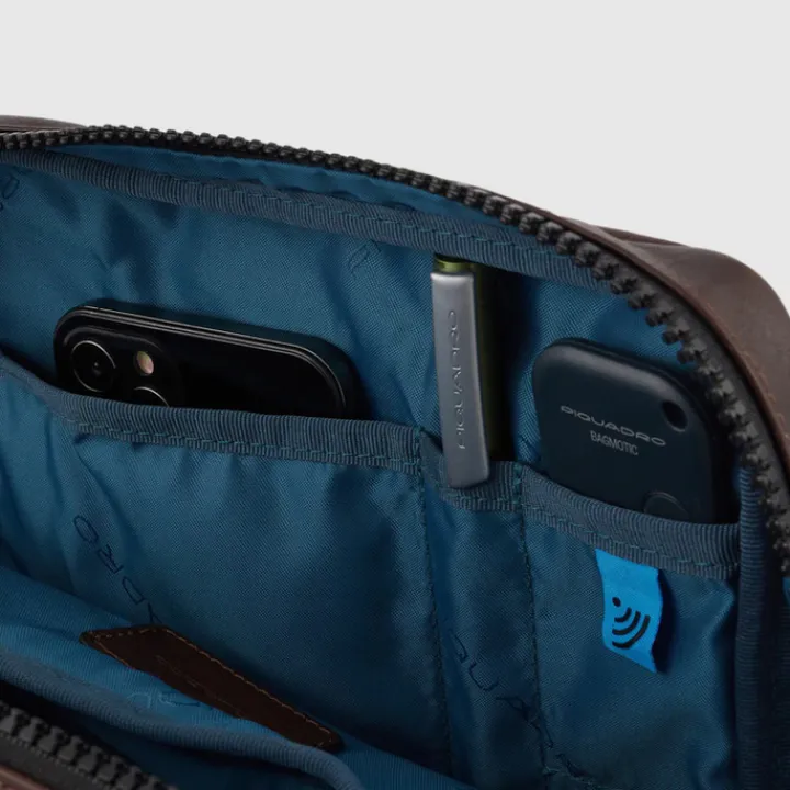 Crossbody|Herentassen>Piquadro Harper iPad Crossbody Bag blue