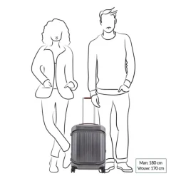 Transavia Trolleys|Ryanair Trolleys>Piquadro PQ Light Frame Laptop Cabin Spinner 55 grey