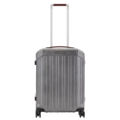 Transavia Trolleys|Ryanair Trolleys>Piquadro PQ Light Frame Ultra Slim Spinner 55 grey