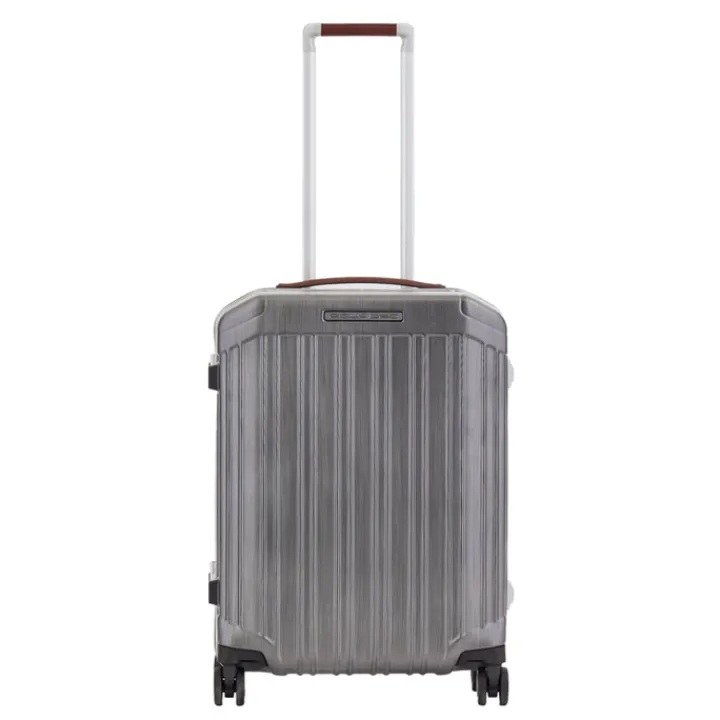 Transavia Trolleys|Ryanair Trolleys>Piquadro PQ Light Frame Ultra Slim Spinner 55 grey