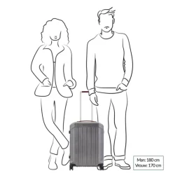 Transavia Trolleys|Ryanair Trolleys>Piquadro PQ Light Frame Ultra Slim Spinner 55 grey