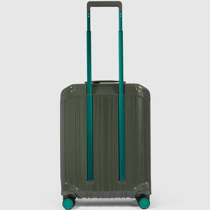Transavia Trolleys|Ryanair Trolleys>Piquadro PQ-Light Cabin Trolley 55 BV4425PQLS3 green
