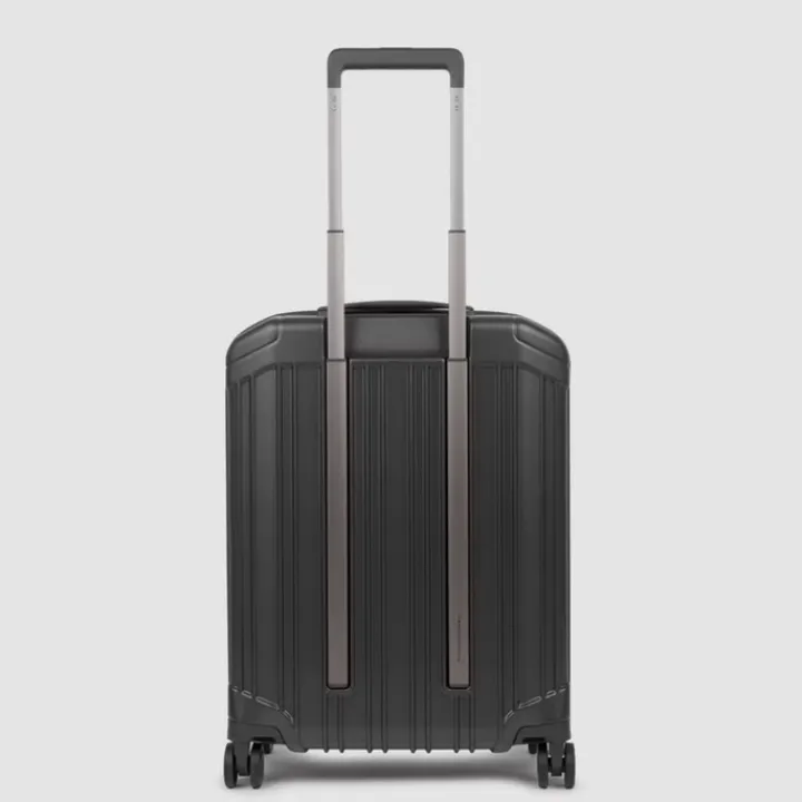 Ryanair Trolleys|Handbagage Trolleys>Piquadro PQ-Light Cabin Trolley 55 matt black