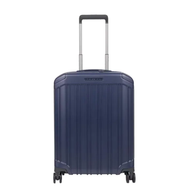Handbagage Trolleys|Ryanair Trolleys>Piquadro PQ-Light Cabin Trolley 55 cobalt blue