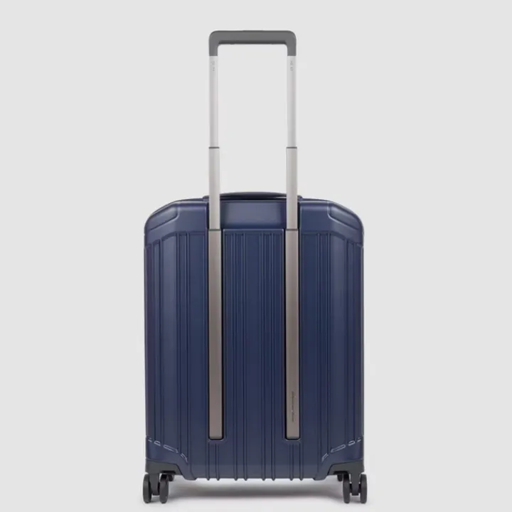 Handbagage Trolleys|Ryanair Trolleys>Piquadro PQ-Light Cabin Trolley 55 cobalt blue