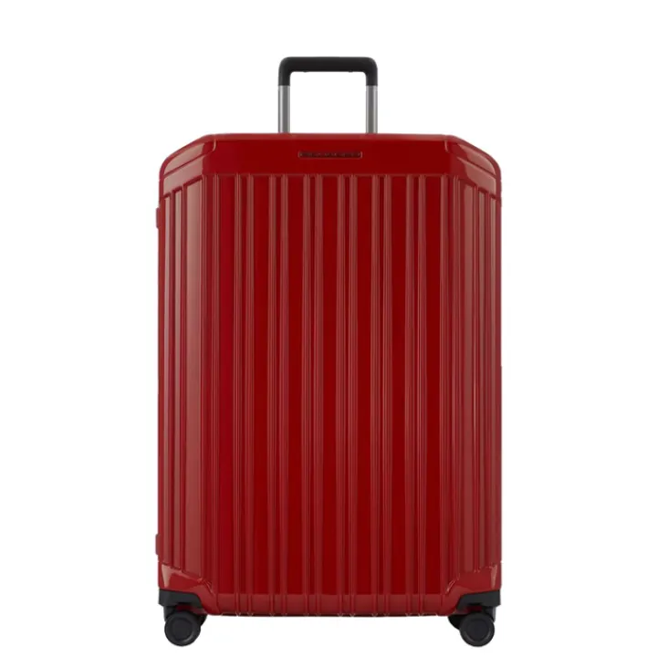 Harde Koffers|Reiskoffers>Piquadro PQ-Light Large Trolley red