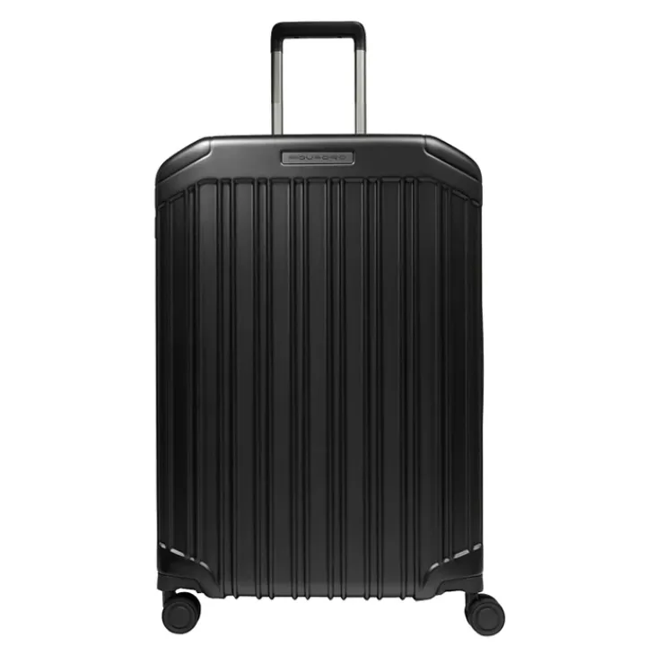 Harde Koffers|Reiskoffers>Piquadro PQ-Light Large Trolley matt black