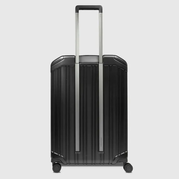 Harde Koffers|Reiskoffers>Piquadro PQ-Light Large Trolley matt black