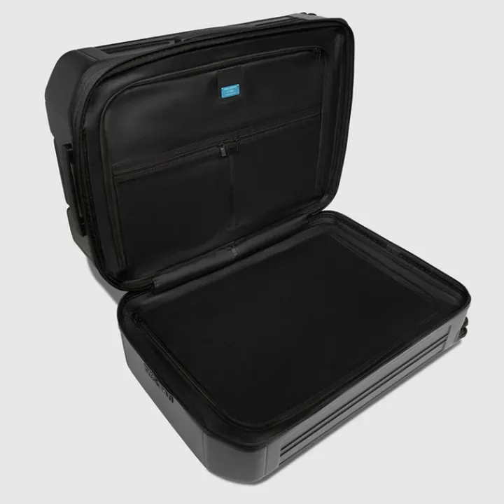 Harde Koffers|Reiskoffers>Piquadro PQ-Light Large Trolley matt black