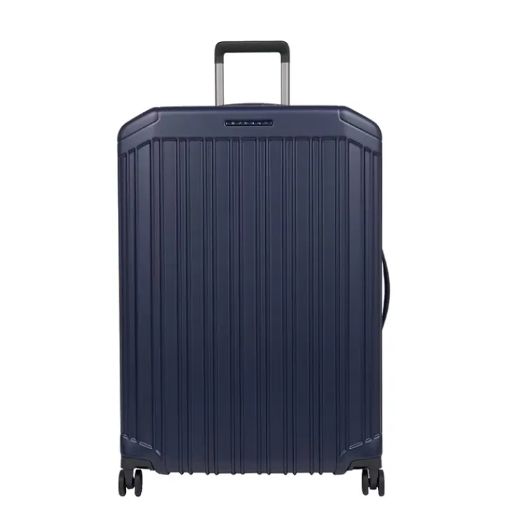 Harde Koffers|Reiskoffers>Piquadro PQ-Light Large Trolley cobalt blue