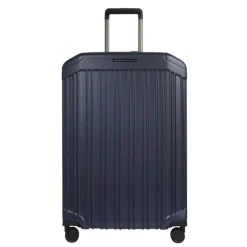 Harde Koffers|Reiskoffers>Piquadro PQ-Light Large Trolley cobalt blue