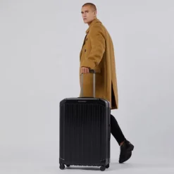 Harde Koffers|Reiskoffers>Piquadro PQ-Light Large Trolley matt black