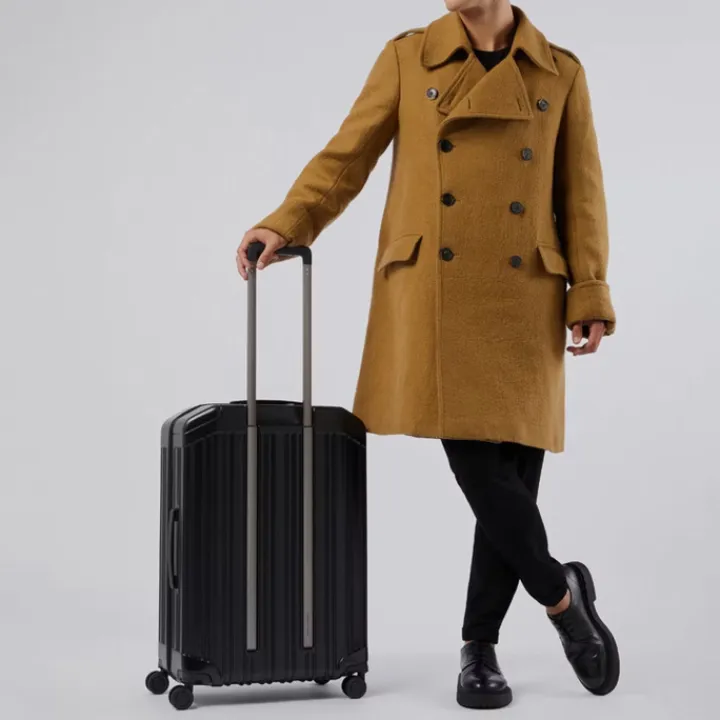 Lichtgewicht Koffers|Harde Koffers>Piquadro PQ-Light Medium Trolley cobalt blue