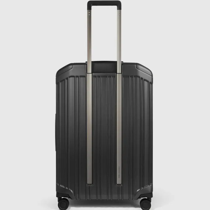 Lichtgewicht Koffers|Harde Koffers>Piquadro PQ-Light Medium Trolley matt black