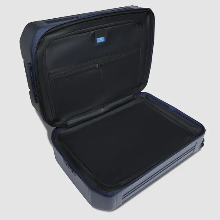 Lichtgewicht Koffers|Harde Koffers>Piquadro PQ-Light Medium Trolley cobalt blue