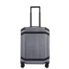 Transavia Trolleys|Ryanair Trolleys>Piquadro PQ-Light Premium Slim Cabin Spinner 55 grey-black