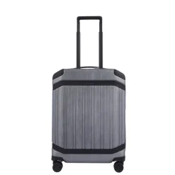 Transavia Trolleys|Ryanair Trolleys>Piquadro PQ-Light Premium Slim Cabin Spinner 55 grey-black